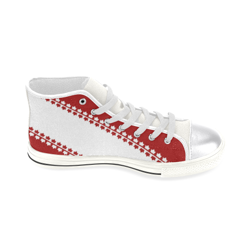 Classic Canada Sneaker Shoes High Tops Women's Classic High Top Canvas Shoes (Model 017)