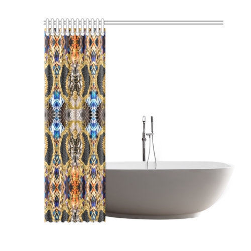 Luxury Abstract Design Shower Curtain 60"x72"
