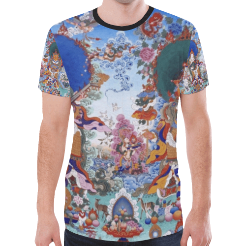 Four Heavenly Kings, by Ivan Venerucci Italian Style New All Over Print T-shirt for Men (Model T45)