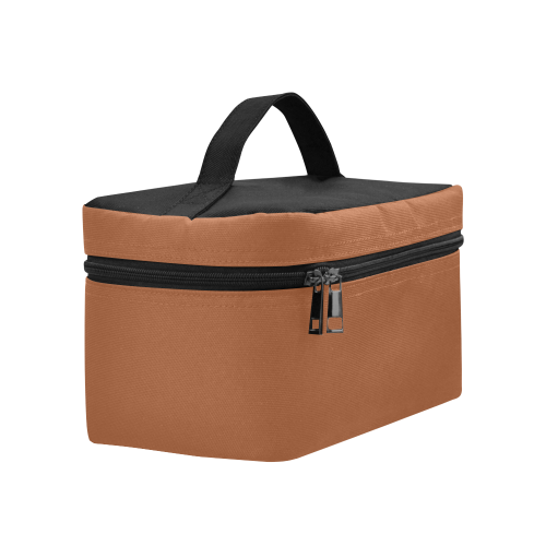 color sienna Cosmetic Bag/Large (Model 1658)