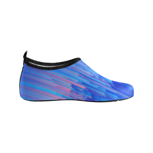 Rainbow waterfalls Kids' Slip-On Water Shoes (Model 056)