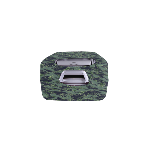 Jungle Tiger Stripe Green Camouflage Luggage Cover/Small 18"-21"