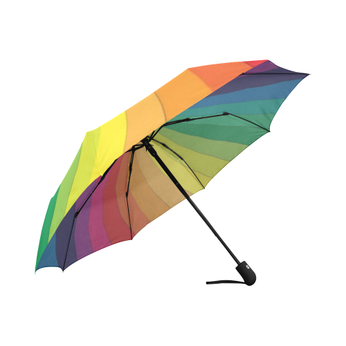 Abstract rainbow Auto-Foldable Umbrella (Model U04)