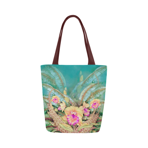 Tropical Orchid 1 Canvas Tote Bag (Model 1657)