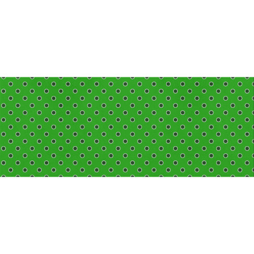 Green Polka Dots on Green Gift Wrapping Paper 58"x 23" (1 Roll)
