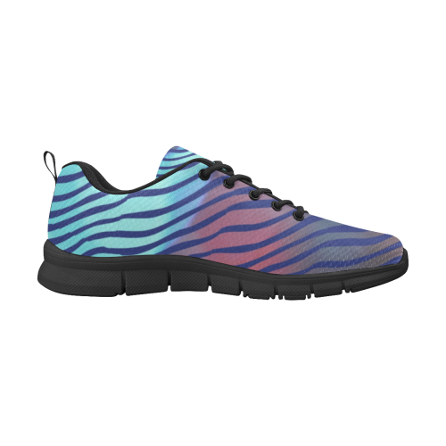 colorfulstripes Women's Breathable Running Shoes/Large (Model 055)
