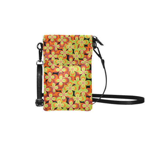zappwaits - flower 20 Small Cell Phone Purse (Model 1711)