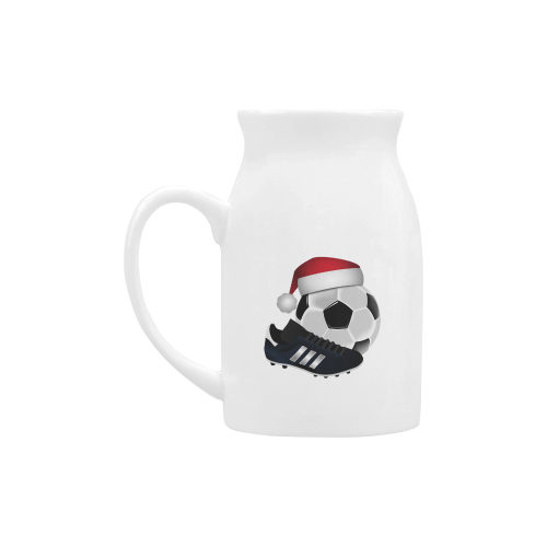 Santa Hat Soccer Ball and Shoe Christmas Milk Cup (Large) 450ml