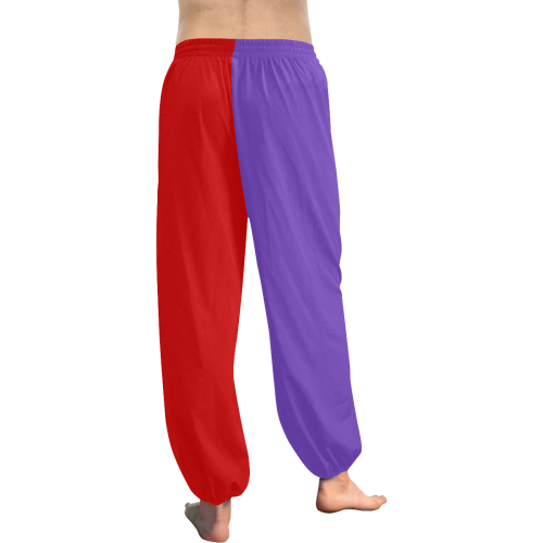 joker or pied piper pants red violet Women's All Over Print Harem Pants (Model L18)