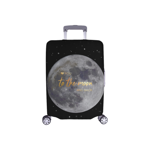 TO THE MOON AND BACK Luggage Cover/Small 18"-21"