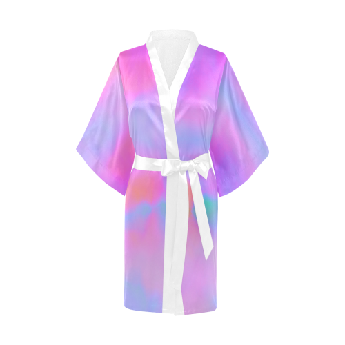 pink clouds Kimono Robe