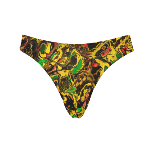 wonderful fractal 3185 by JamColors Women's All Over Print Thongs (Model L30)