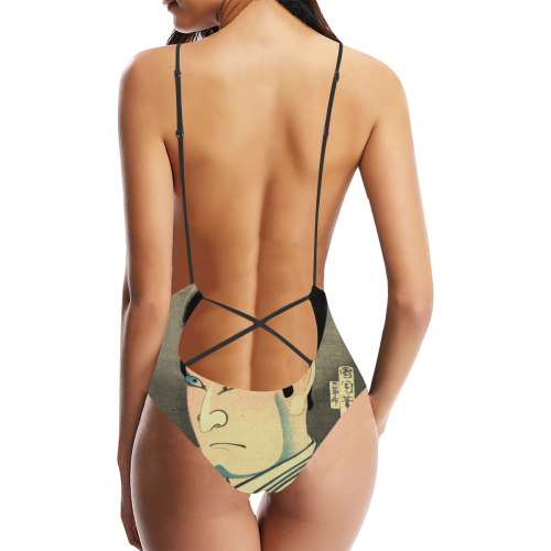 Nikki Danjo Sexy Lacing Backless One-Piece Swimsuit (Model S10)