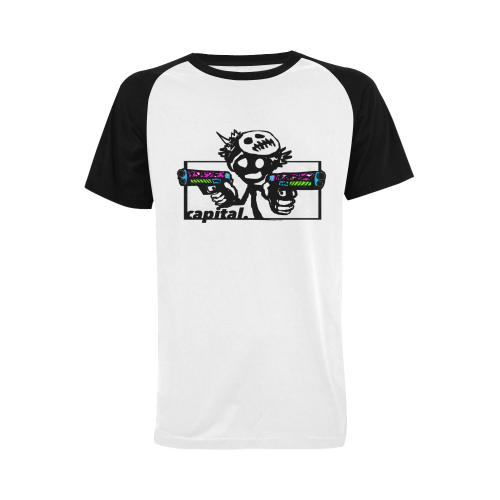 capital homeboy reglan Men's Raglan T-shirt (USA Size) (Model T11)