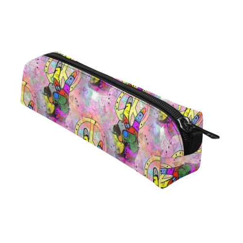 Peace by Nico Bielow Pencil Pouch/Small (Model 1681)