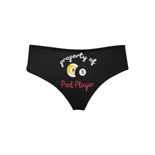 property of pool player Women's Hipster Panties (Model L33)