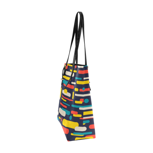 Colorful Rectangles Euramerican Tote Bag/Small (Model 1655)