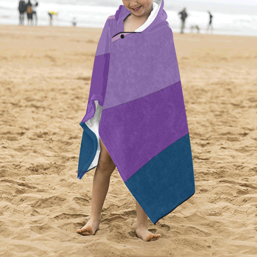 Abstract  pattern Kids' Hooded Bath Towels