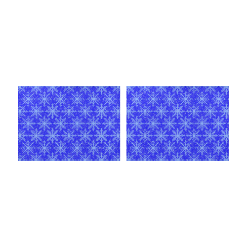 Blue Snowflakes Placemat 14’’ x 19’’ (Set of 2)