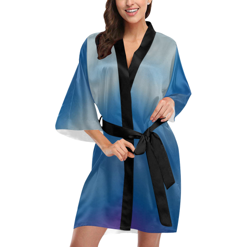 Deep blue Kimono Robe