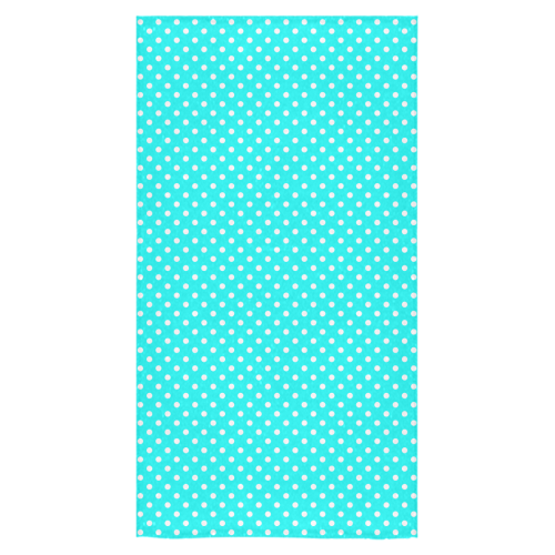 Baby blue polka dots Bath Towel 30"x56"