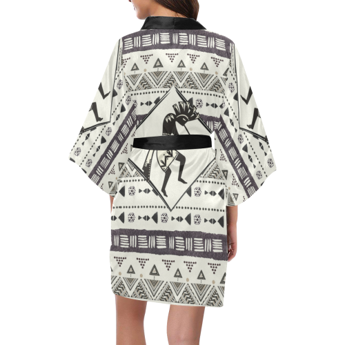 Kokopelli - Native American Pattern I Kimono Robe