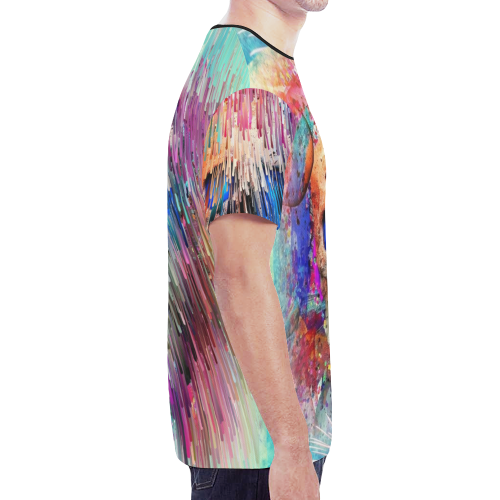 My Skull Popart by Nico Bielow New All Over Print T-shirt for Men (Model T45)