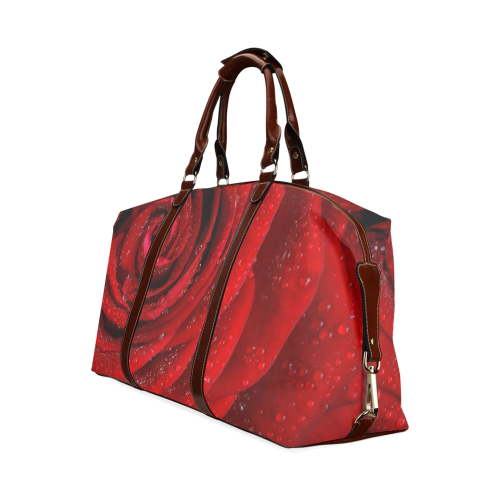 Red rosa Classic Travel Bag (Model 1643) Remake