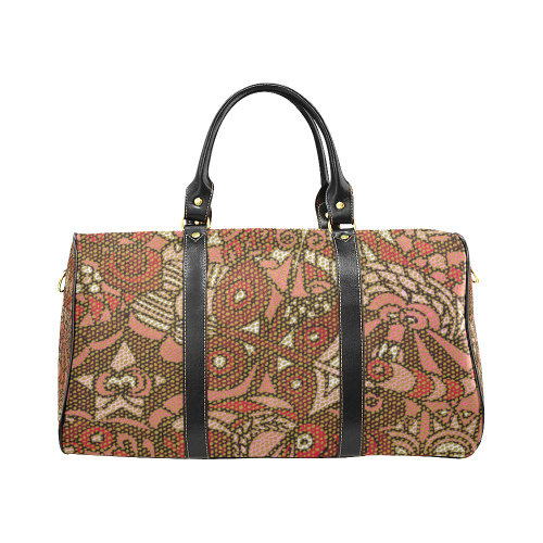 ethno african textured art New Waterproof Travel Bag/Small (Model 1639)