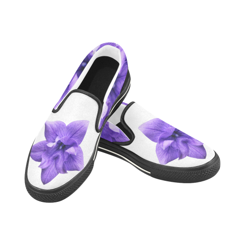 Balloon Flower Slip-on Canvas Shoes for Kid (Model 019)