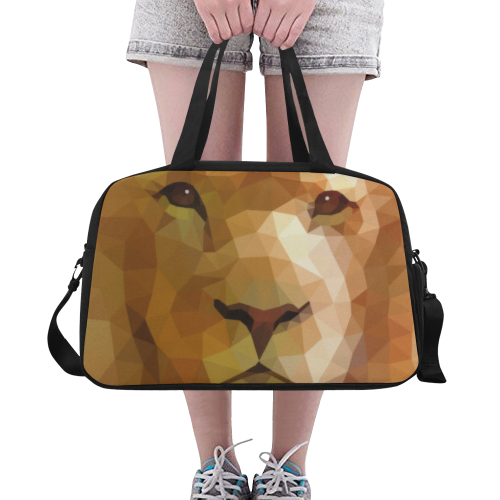 Polymetric Lion Fitness Handbag (Model 1671)
