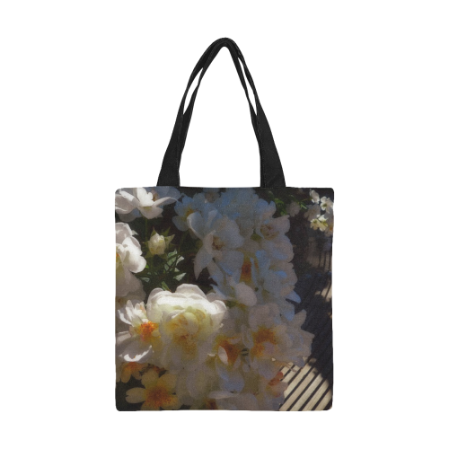roses in morning light All Over Print Canvas Tote Bag/Small (Model 1697)