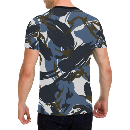 camouflage-87 Men's All Over Print T-Shirt with Chest Pocket (Model T56)