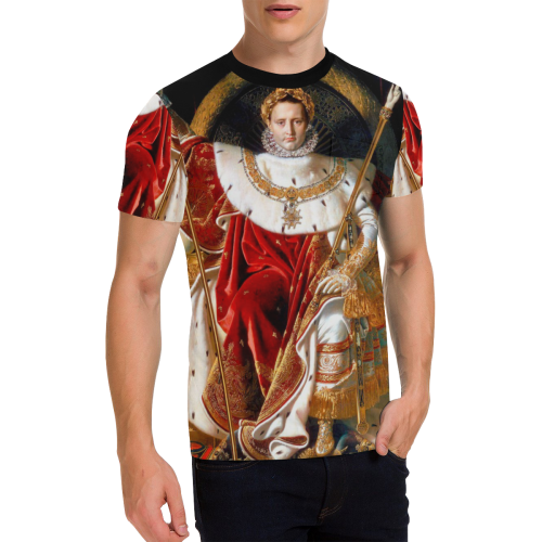 Napoleon Bonaparte 5 Men's All Over Print T-Shirt with Chest Pocket (Model T56)