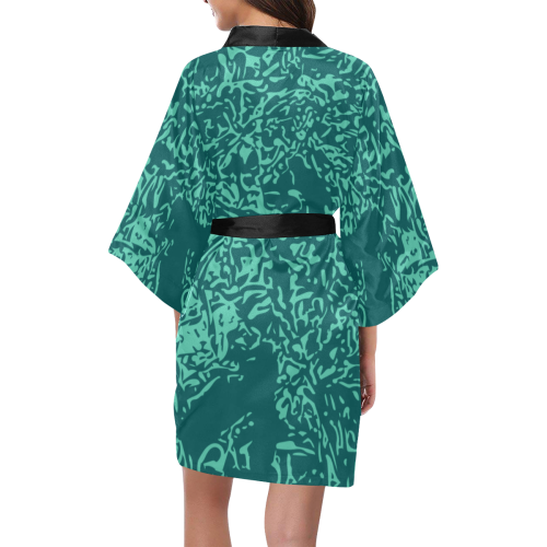 Storm & Biscay Green Kimono Robe