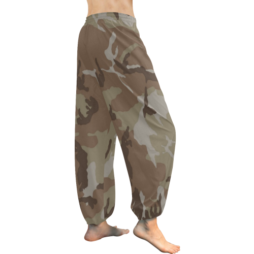 CAMOUFLAGE-DESERT 2 Women's All Over Print Harem Pants (Model L18)