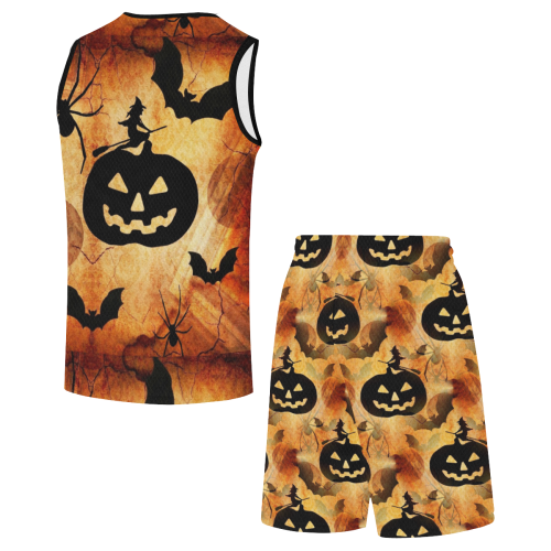 Halloween by Nico Bielow All Over Print Basketball Uniform
