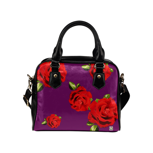 Fairlings Delight's Floral Luxury Collection- Red Rose Shoulder Handbag 53086h10 Shoulder Handbag (Model 1634)