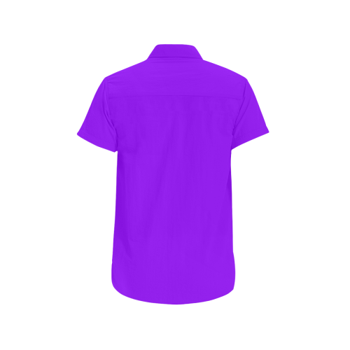 color electric violet Men's All Over Print Short Sleeve Shirt (Model T53)