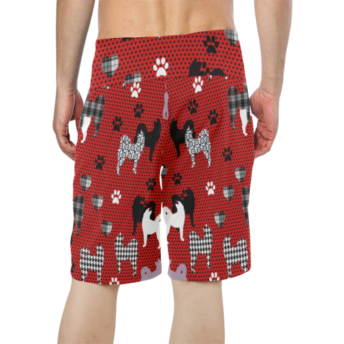 Husky R Men's All Over Print Board Shorts (Model L16)