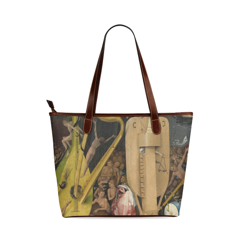 Hieronymus Bosch-The Garden of Earthly Delights (m Shoulder Tote Bag (Model 1646)