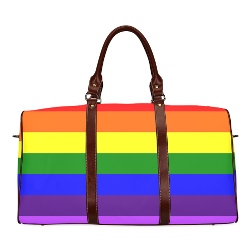 Rainbow Flag (Gay Pride - LGBTQIA+) Waterproof Travel Bag/Large (Model 1639)