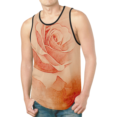Beautiful roses New All Over Print Tank Top for Men (Model T46)
