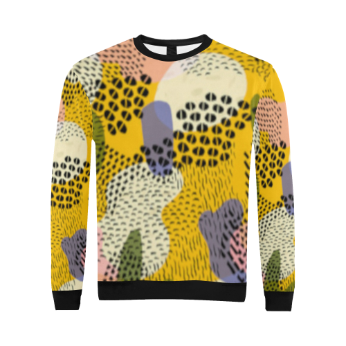 Spot the spots All Over Print Crewneck Sweatshirt for Men/Large (Model H18)