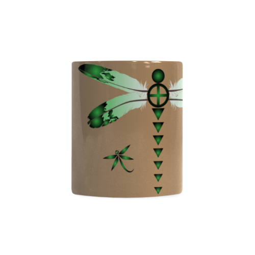 Dragonfly Green White Mug(11OZ)