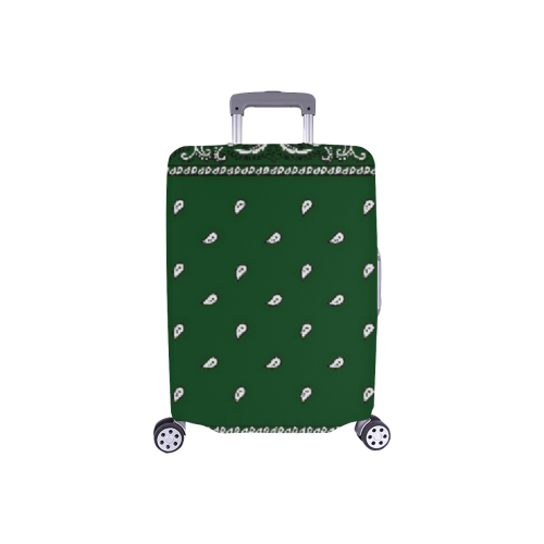 KERCHIEF PATTERN GREEN Luggage Cover/Small 18"-21"