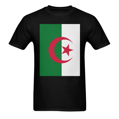 Algeria Flag Men's T-Shirt in USA Size (Two Sides Printing)