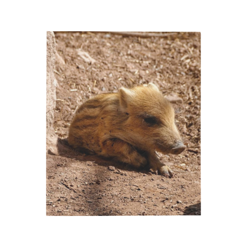 baby Boar by JamColors Quilt 50"x60"