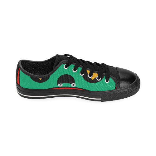African Scary Tribal Men's Classic Canvas Shoes (Model 018)