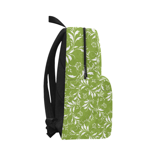 Fancy Floral Pattern Unisex Classic Backpack (Model 1673)